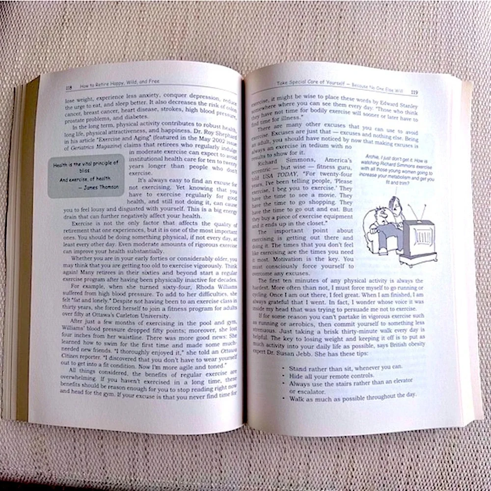 HOW TO RETIRE Soft Cover Book Happy Wild Free Retirement Wisdom Financial Advice - Picture 9 of 16